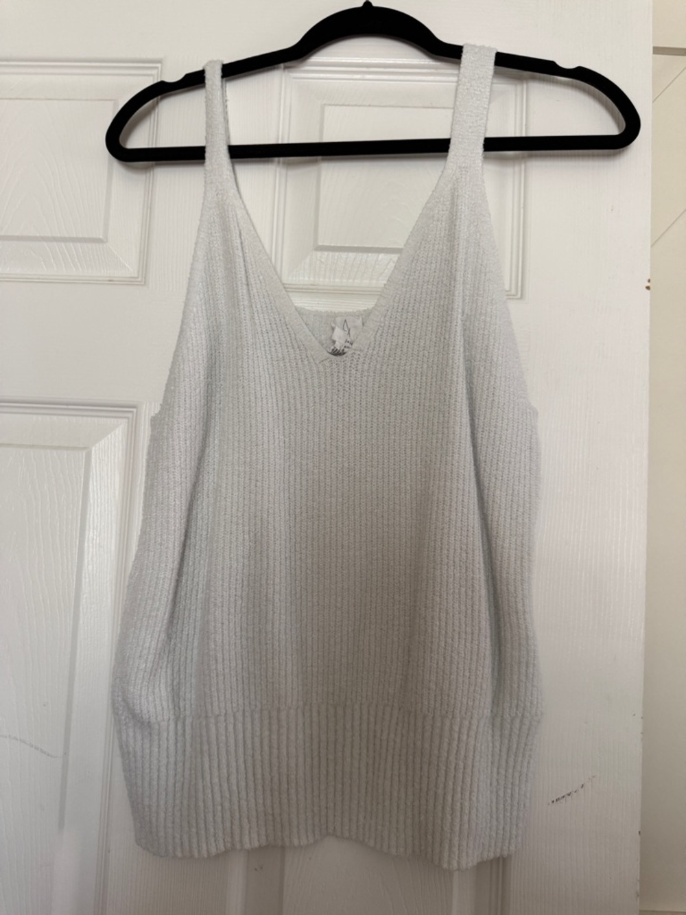 Joie White Knit Tank Top